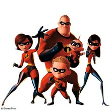 Disney, The Incredibles coloring book pages