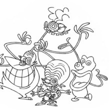 All the Space Goofs coloring page