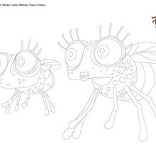 BEE coloring page