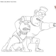 GRUMBO free coloring page