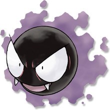 Gastly Pokemon coloring page