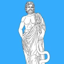 mythology, GREEK GODS coloring pages