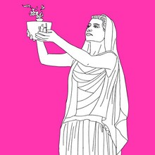 GREEK GODDESSES coloring pages