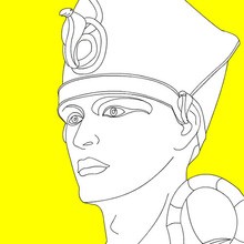 egypt, PHARAOH coloring pages