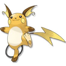 Raichu Pokemon coloring page