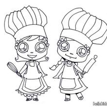 Ready to cook coloring page