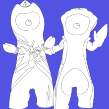 olympic games, OLYMPICS MASCOTS coloring pages