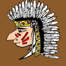 Thanksgiving, Native American coloring pages