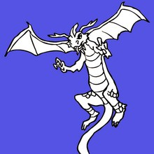 DRAGON coloring pages