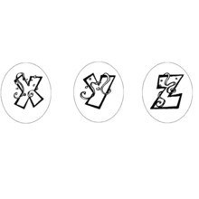 Letters X to Z worksheet