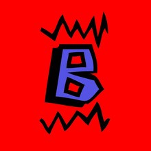 Superhero, BATMAN letters of alphabet coloring pages