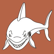 SHARK coloring pages