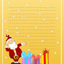 Gifts design paper Christmas writing paper