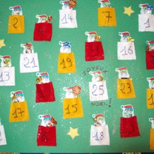 How to make a felt Advent Calendar Christmas craft
