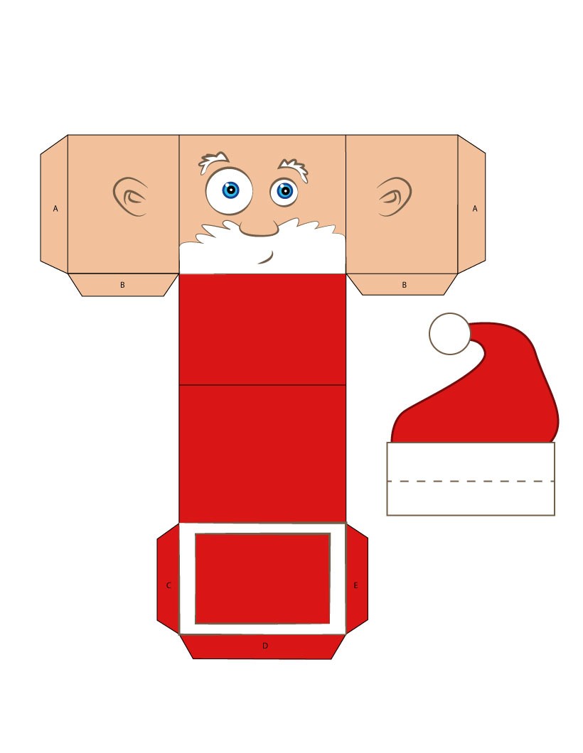 Christmas gift boxes - Santa Claus