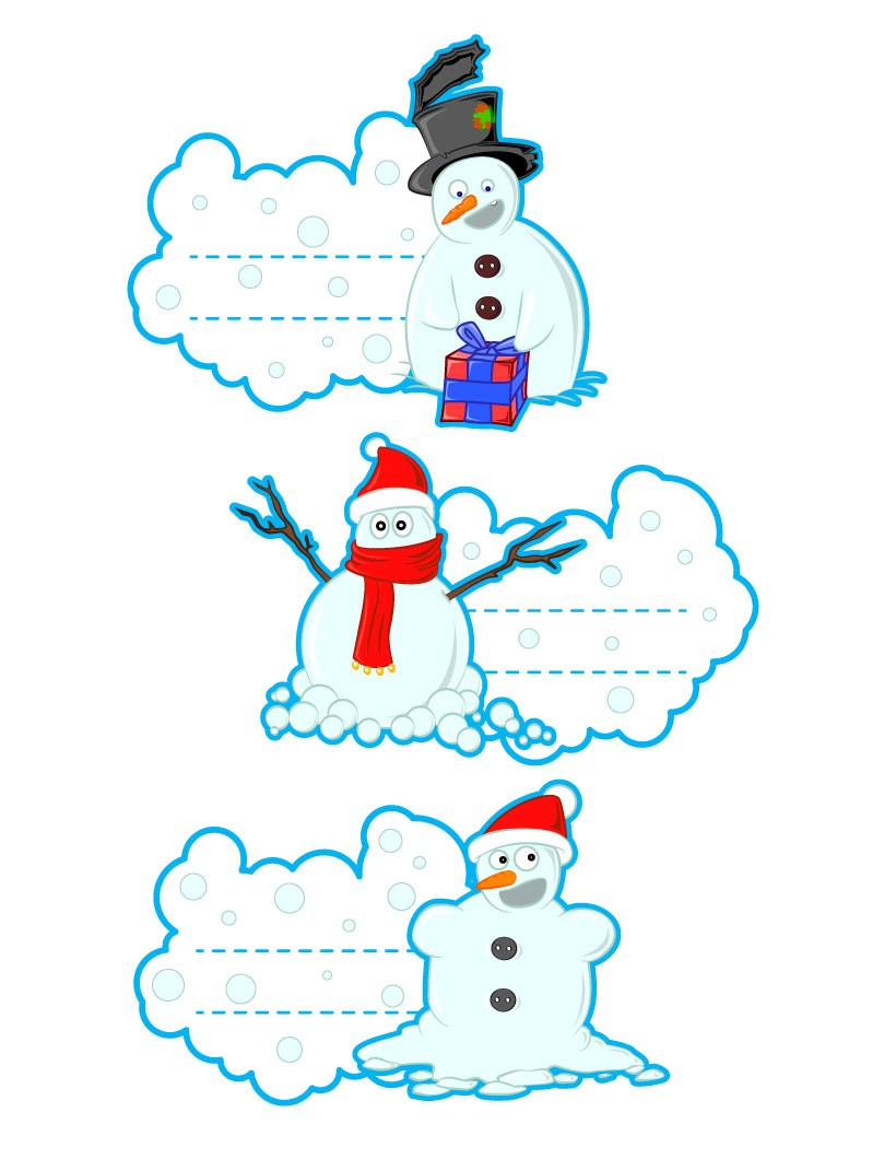 How to craft snowmen - Hellokids.com
