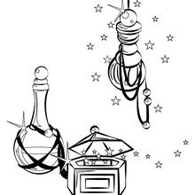 Wise men gifts coloring page