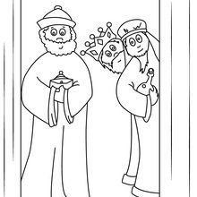The myth of the Wise Men coloring page