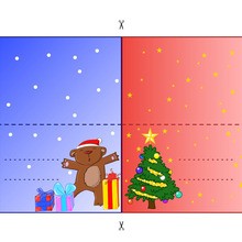 Teddy Bear & Christmas Tree Christmas craft