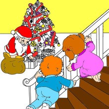 CHRISTMAS SCENES coloring pages