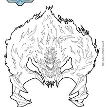 Elementor Fire coloring page