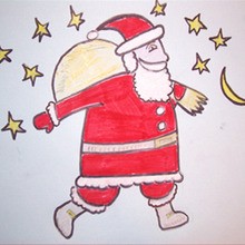 Santa Claus, How to draw CHRISTMAS