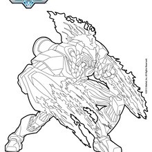 Toxzon coloring page