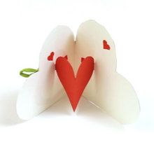 DIY Heart Pop Up Card craft for kids