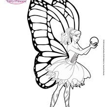 The Power of the Flutter Flower and the Heartstone barbie printable