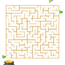 St Patrick's Day printable Maze