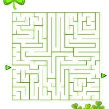 St Patrick's Day printable Maze