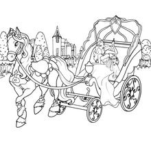 Tori's Horse-drawn carriage barbie printable