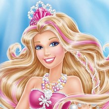 mermaid, Barbie THE PEARL PRINCESS coloring pages