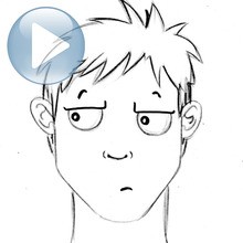 Draw a facial expression: Annoyed how-to draw lesson