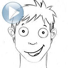 Happy Face expression how-to draw lesson