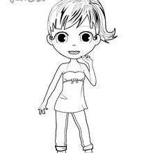 Surprised Face coloring page