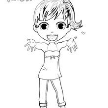 Welcome Attitude coloring page