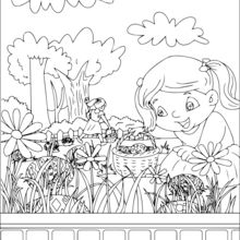 Chocolate Egg Hunt coloring page