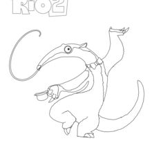 Rio 2 - CHARLIE coloring page