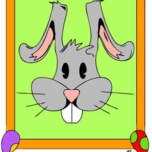 EASTER BUNNY coloring pages