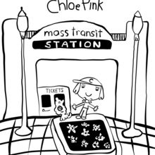 Mass Transit Station coloring page
