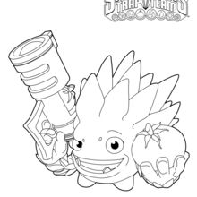 Food Fight coloring page