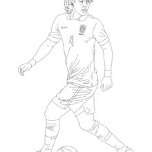 David Luiz coloring page