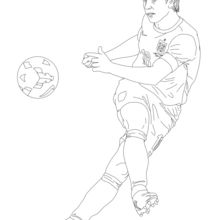 Frank Lampard coloring page