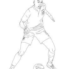 Paul Pogba coloring page