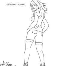 Jane coloring page