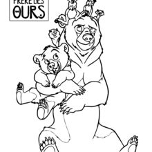 Brother Bear coloring page