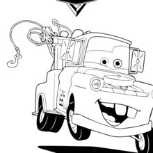 Mater the Tow Truck coloring page