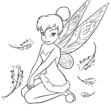 Tinker Bell coloring page