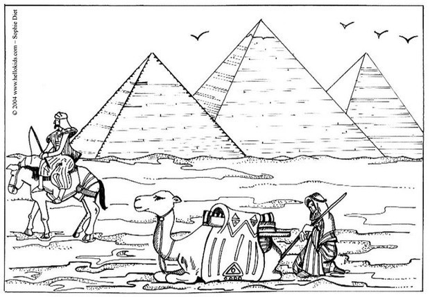 Pyramid Coloring Pictures 8
